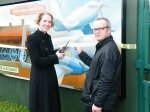 Emma unveils industrial heritage mural in Bushbury