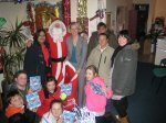 Santa brings Christmas cheer to Moathouse Tenants 