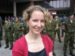 Emma attends Armed Forces Day Parade